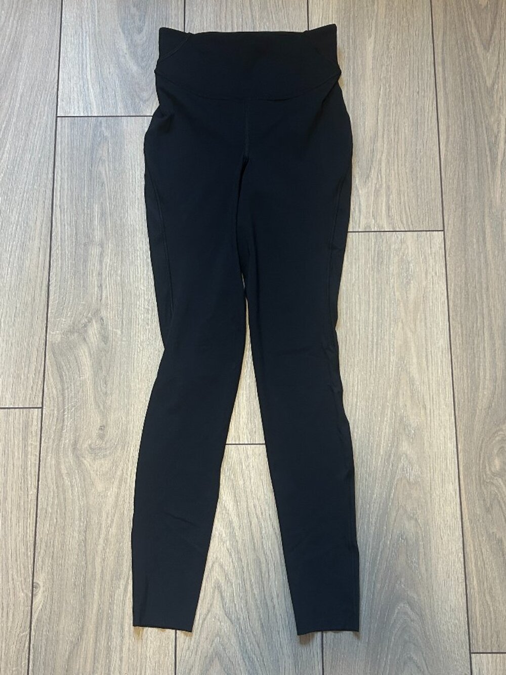 Lululemon High Waisted Black Leggings with Mesh